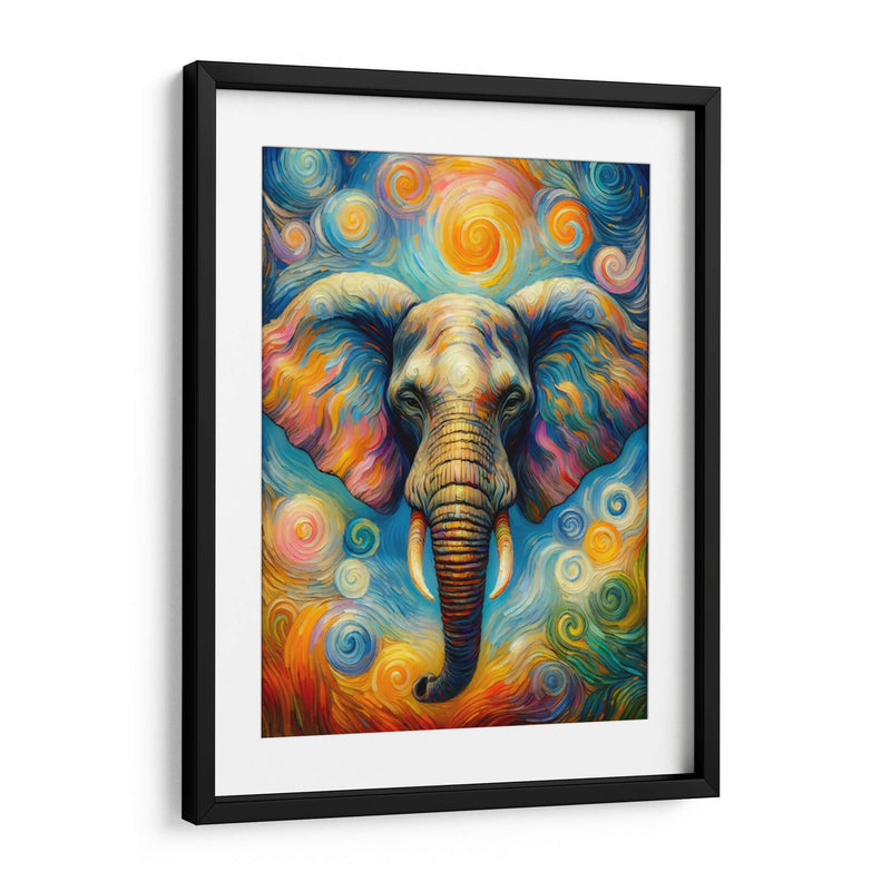 Elefante Hermoso y Colorido  - Gitano! | Cuadro decorativo de Canvas Lab