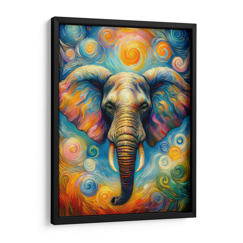 Elefante Hermoso y Colorido  - Gitano! | Cuadro decorativo de Canvas Lab