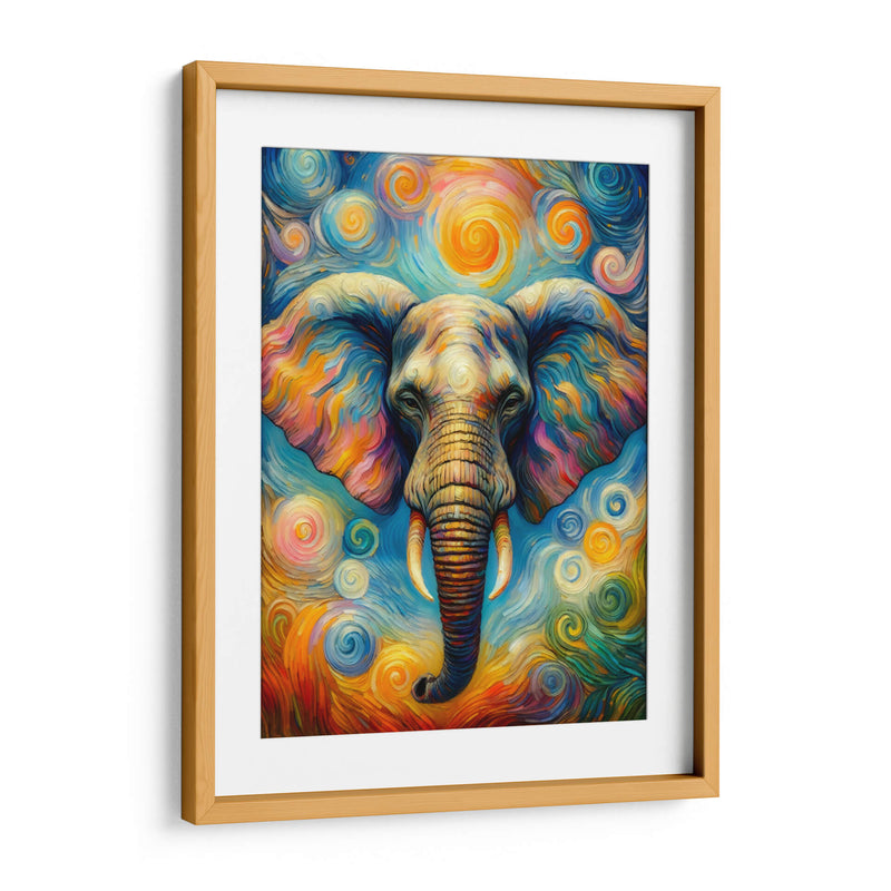 Elefante Hermoso y Colorido  - Gitano! | Cuadro decorativo de Canvas Lab