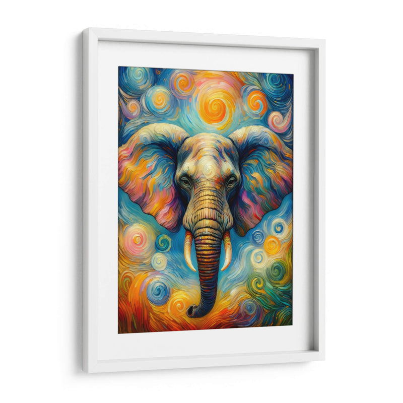 Elefante Hermoso y Colorido  - Gitano! | Cuadro decorativo de Canvas Lab