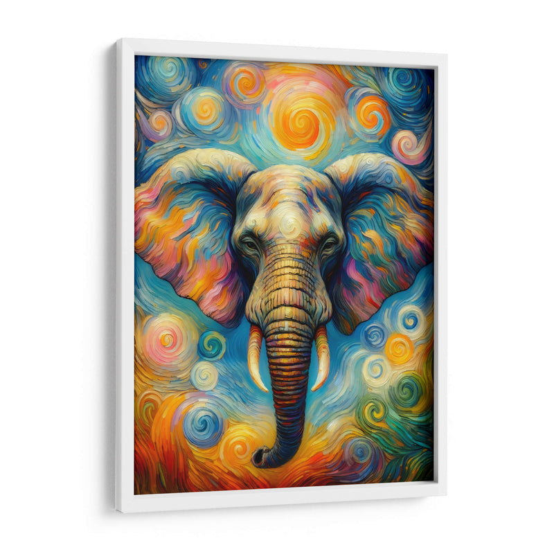 Elefante Hermoso y Colorido  - Gitano! | Cuadro decorativo de Canvas Lab