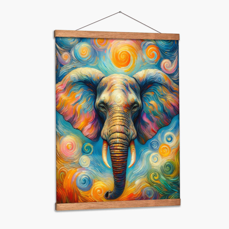 Elefante Hermoso y Colorido  - Gitano! | Cuadro decorativo de Canvas Lab