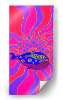 Ballena_cósmica - Ariel Sosamontez | Cuadro decorativo de Canvas Lab