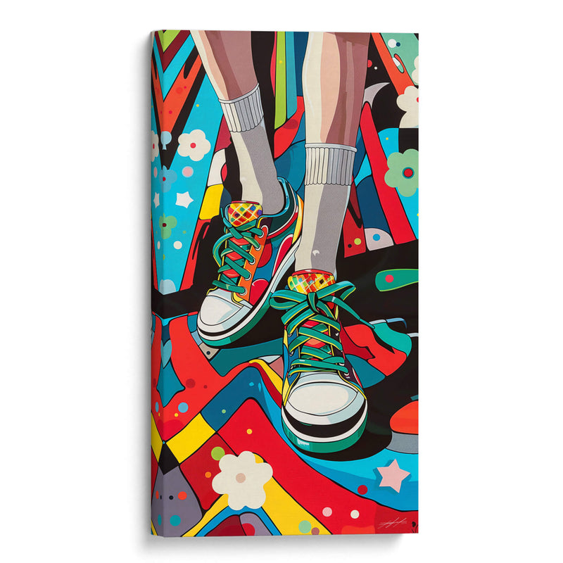 Pop Life - Sneakers 1 - DeLaVegaGaming | Cuadro decorativo de Canvas Lab