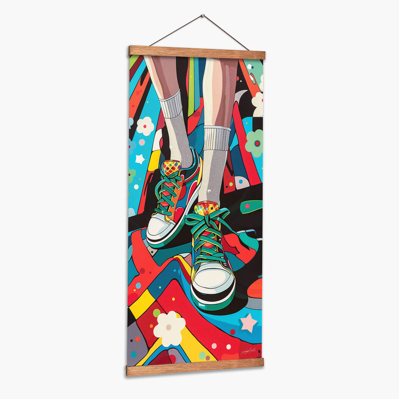 Pop Life - Sneakers 1 - DeLaVegaGaming | Cuadro decorativo de Canvas Lab