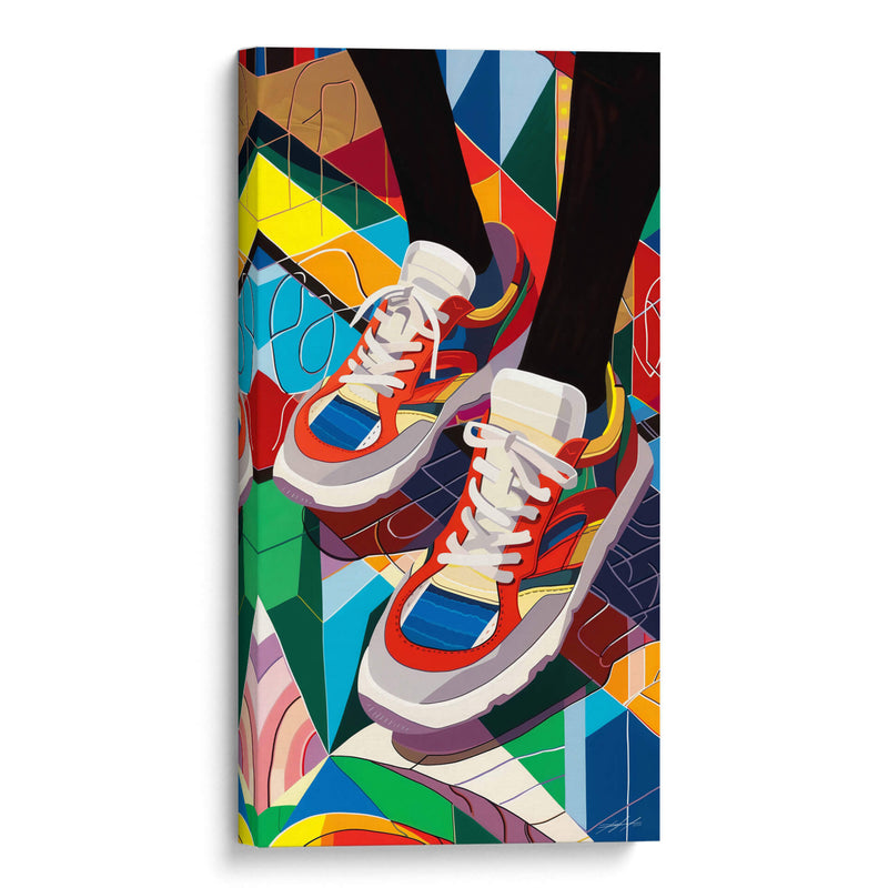 Pop Life - Sneakers 2 - DeLaVegaGaming | Cuadro decorativo de Canvas Lab