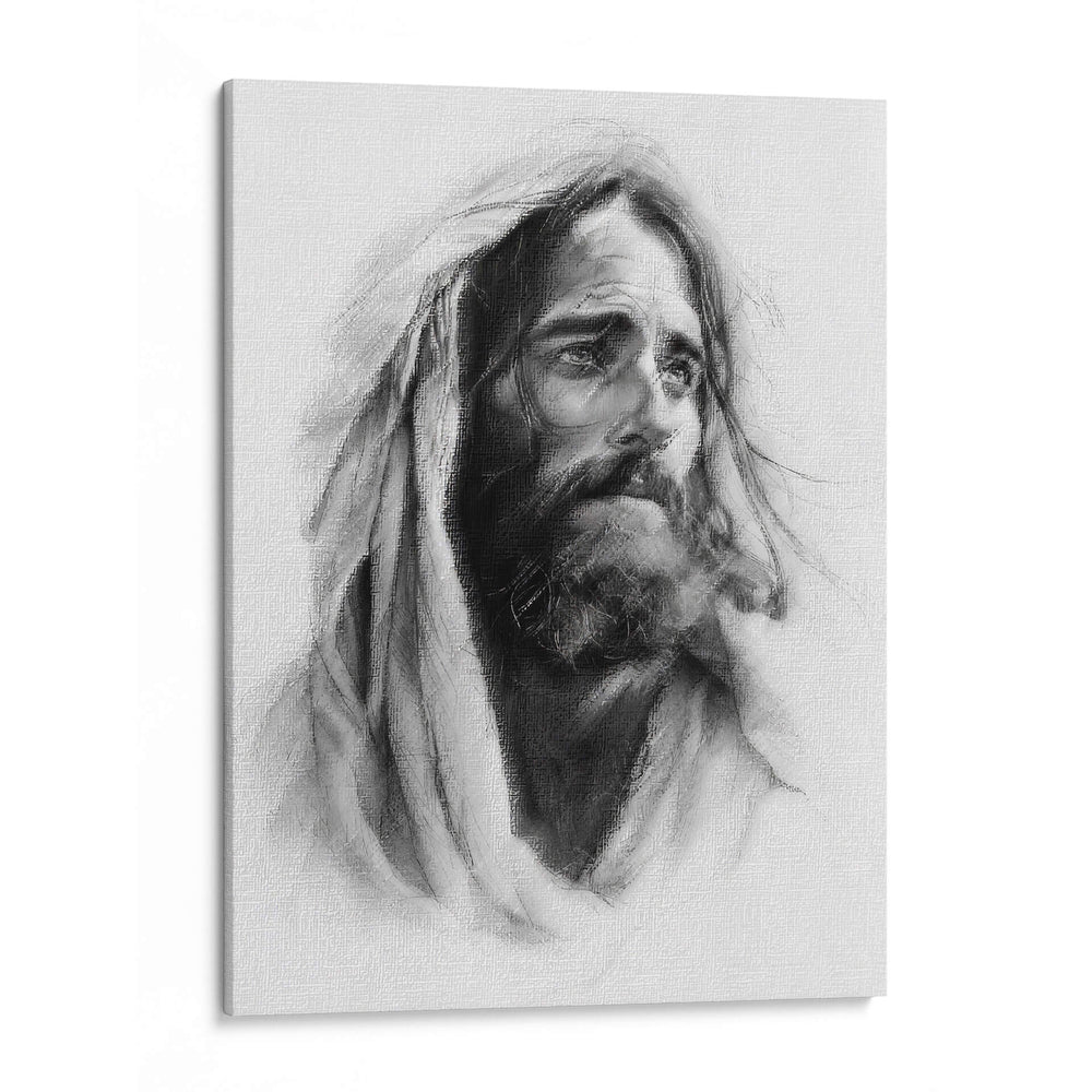 Cristo a lápiz - Paltik Arte Digital | Cuadro decorativo de Canvas Lab