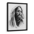 Cristo a lápiz - Paltik Arte Digital | Cuadro decorativo de Canvas Lab