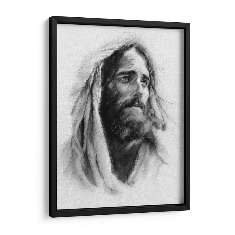 Cristo a lápiz - Paltik Arte Digital | Cuadro decorativo de Canvas Lab