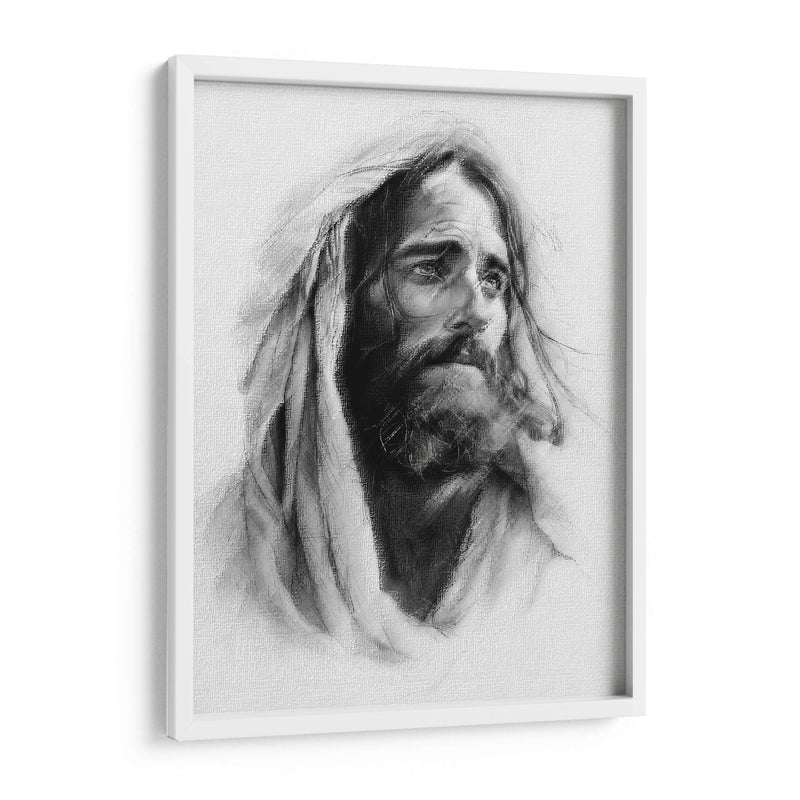 Cristo a lápiz - Paltik Arte Digital | Cuadro decorativo de Canvas Lab