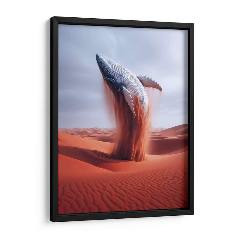 Ballena en el desierto - Paltik Arte Digital | Cuadro decorativo de Canvas Lab