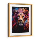 León vibrante - Paltik Arte Digital | Cuadro decorativo de Canvas Lab