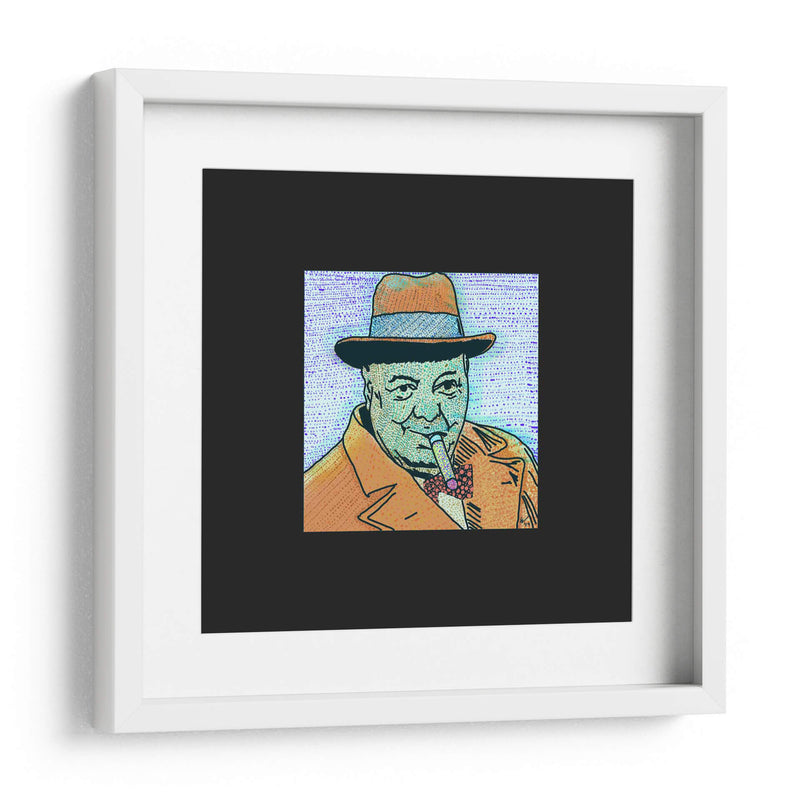 Churchill Puntillismo Contemporáneo - 2HumanKind | Cuadro decorativo de Canvas Lab