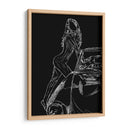 Silueta Desnudo Automovil - 2HumanKind | Cuadro decorativo de Canvas Lab