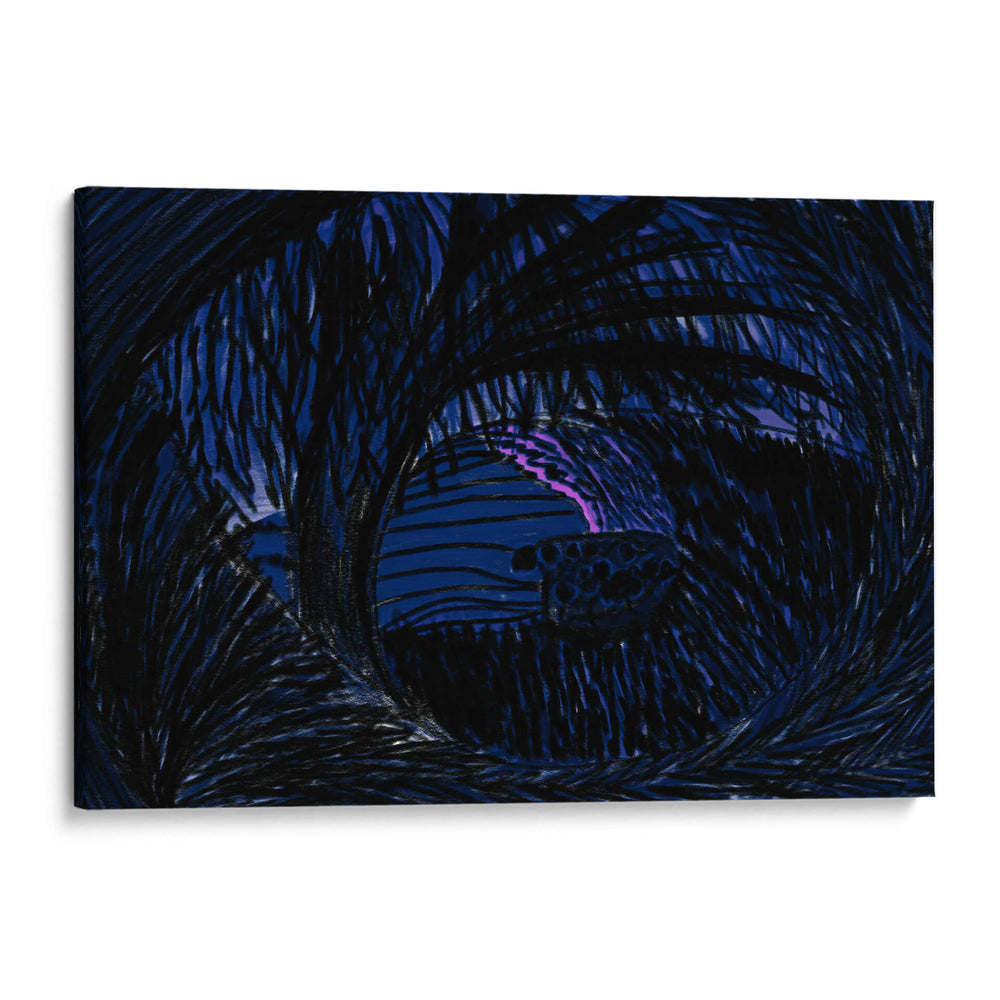El Lago en el Bosque (Noche) - 2HumanKind | Cuadro decorativo de Canvas Lab