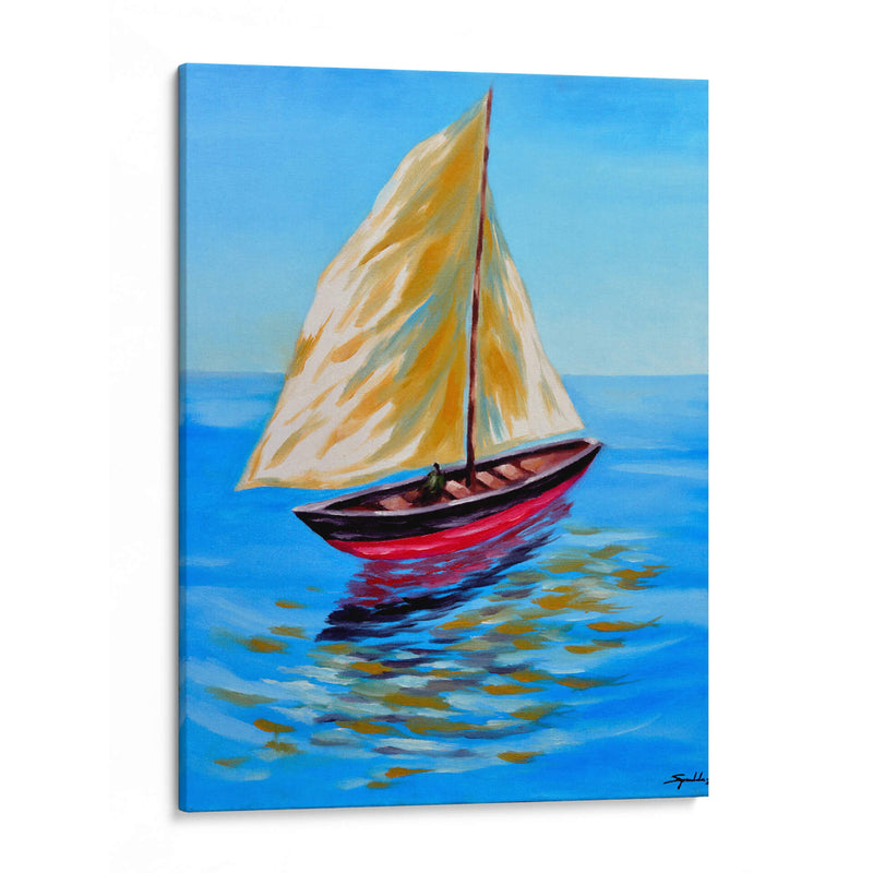 VELERO A LA MAR - Sergio Spíndola Arte | Cuadro decorativo de Canvas Lab