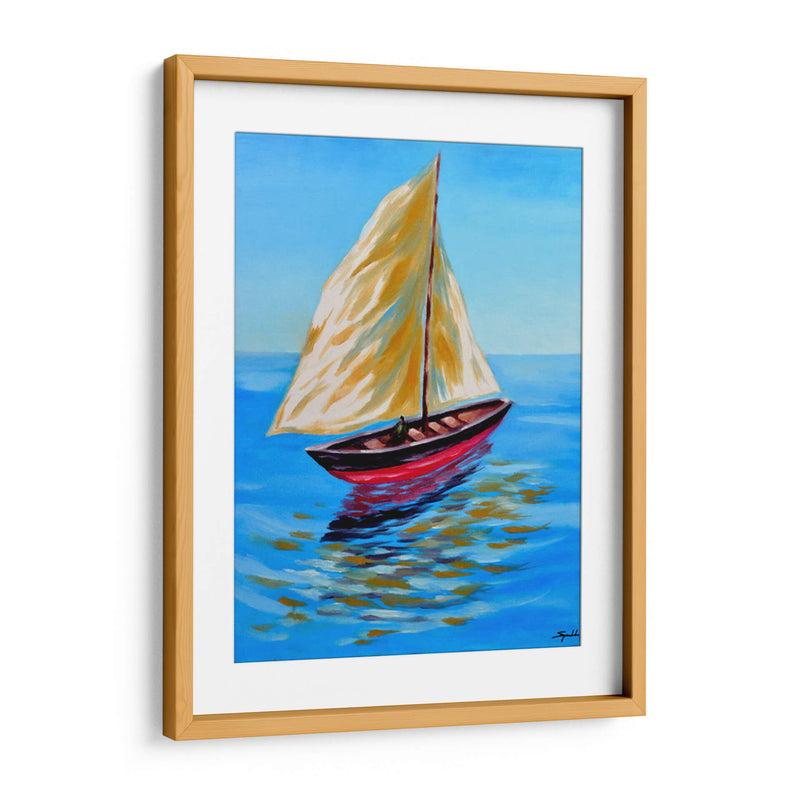 VELERO A LA MAR - Sergio Spíndola Arte | Cuadro decorativo de Canvas Lab