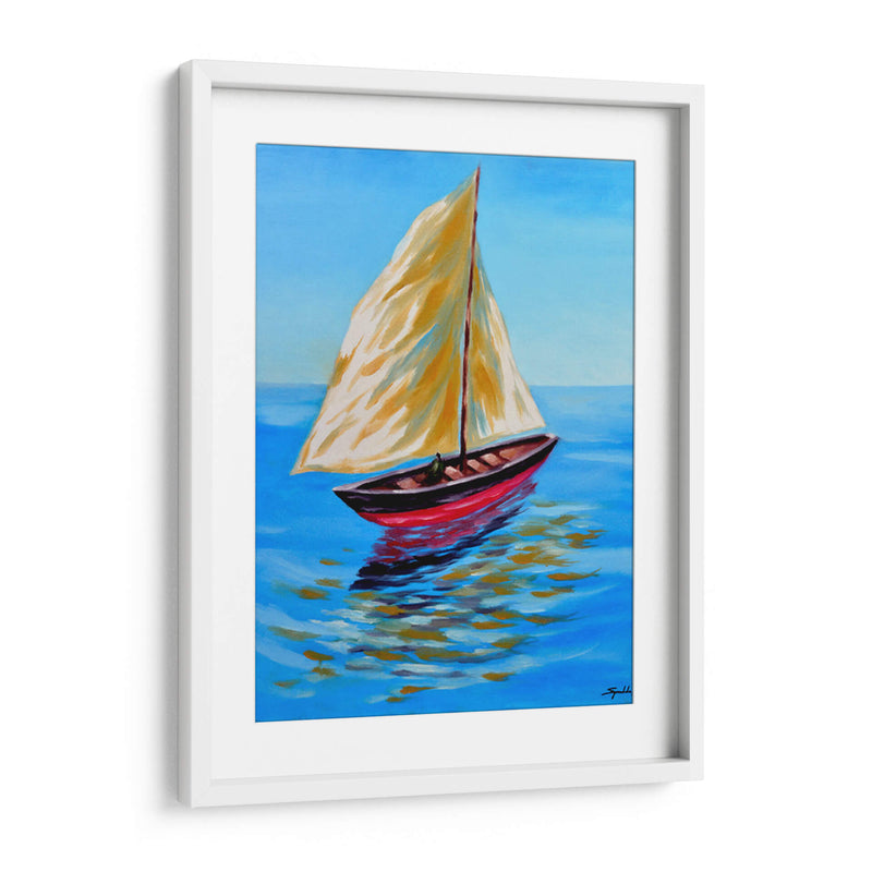 VELERO A LA MAR - Sergio Spíndola Arte | Cuadro decorativo de Canvas Lab