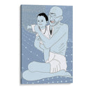 Ghandi Puntillismo - 2HumanKind | Cuadro decorativo de Canvas Lab