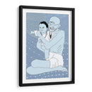 Ghandi Puntillismo - 2HumanKind | Cuadro decorativo de Canvas Lab