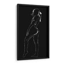 Silueta Femenina Negro Blanco - 2HumanKind | Cuadro decorativo de Canvas Lab