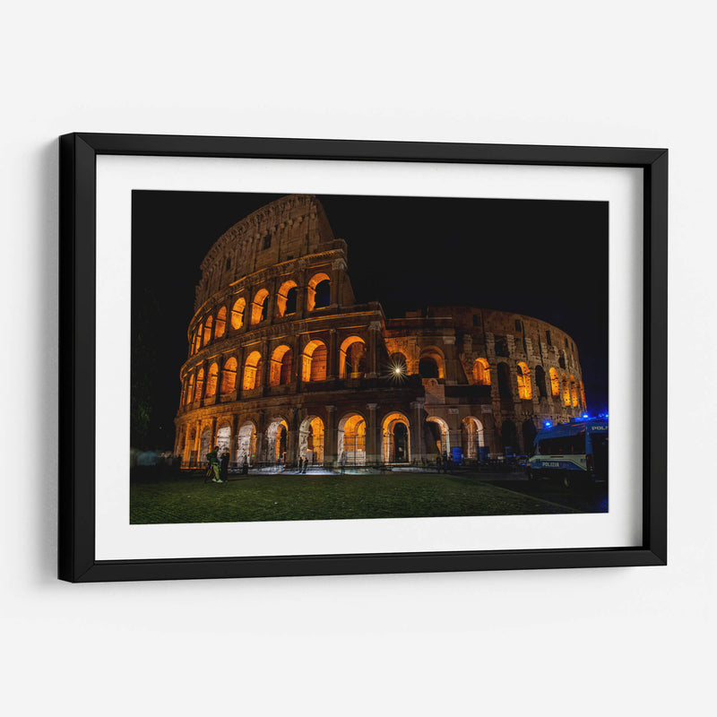 Coliseo Romano de Noche - Gustavo Cohen | Cuadro decorativo de Canvas Lab