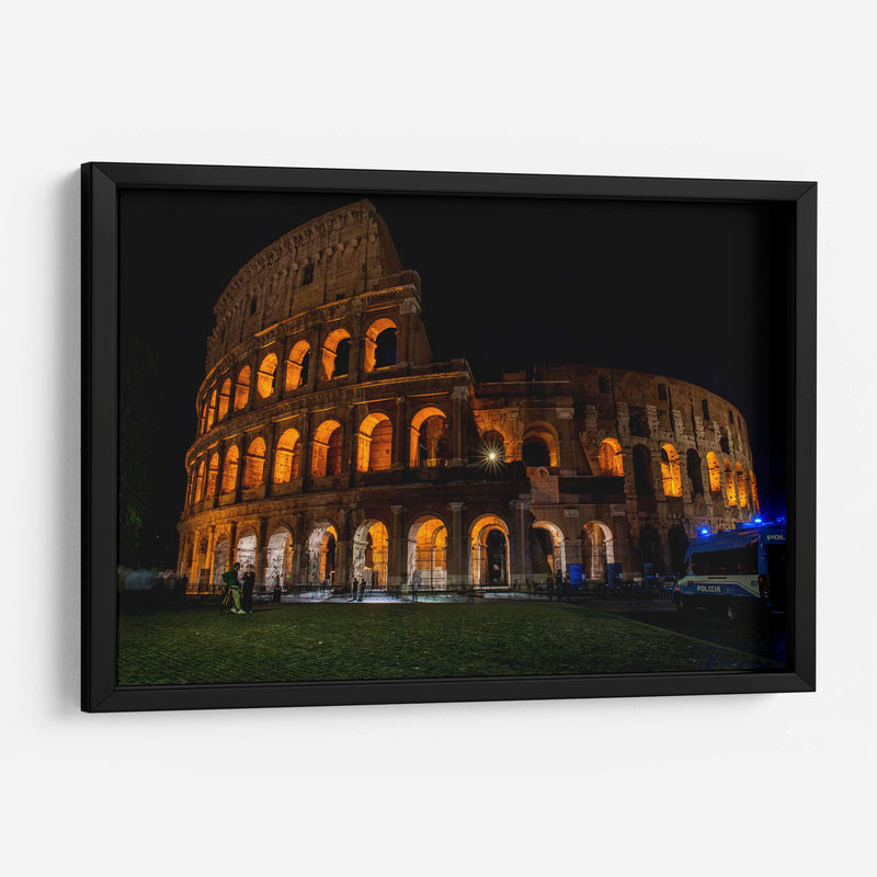 Coliseo Romano de Noche - Gustavo Cohen | Cuadro decorativo de Canvas Lab