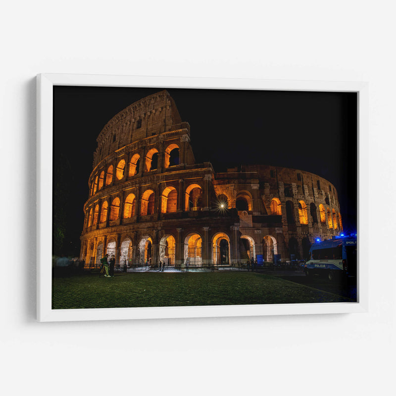 Coliseo Romano de Noche - Gustavo Cohen | Cuadro decorativo de Canvas Lab