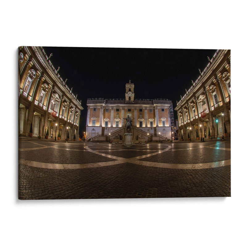 Campidoglio at Night - Gustavo Cohen | Cuadro decorativo de Canvas Lab