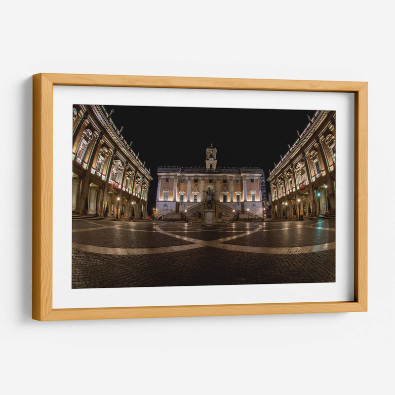 Campidoglio at Night - Gustavo Cohen | Cuadro decorativo de Canvas Lab