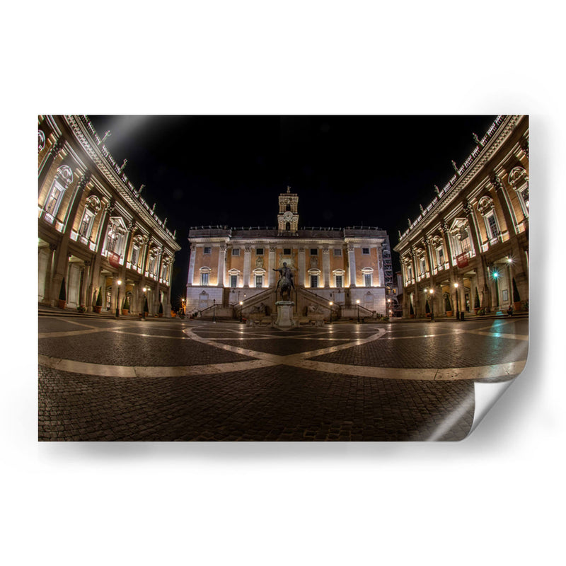 Campidoglio at Night - Gustavo Cohen | Cuadro decorativo de Canvas Lab