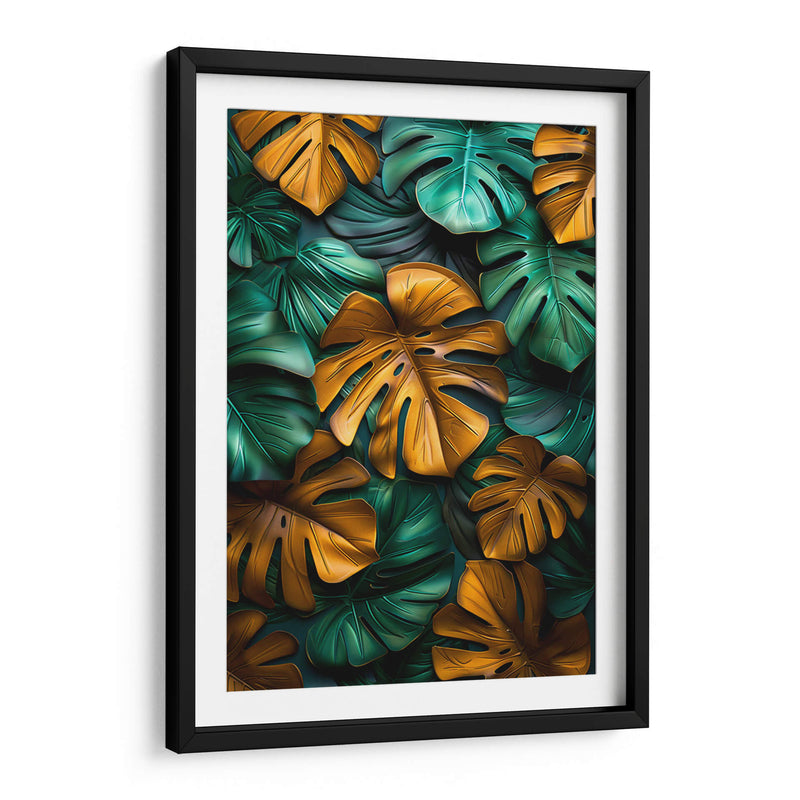 Hojas Monstera Tropical - Dav Madrid | Cuadro decorativo de Canvas Lab