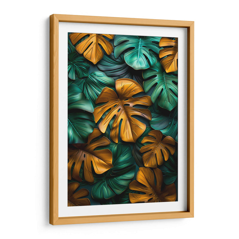 Hojas Monstera Tropical - Dav Madrid | Cuadro decorativo de Canvas Lab