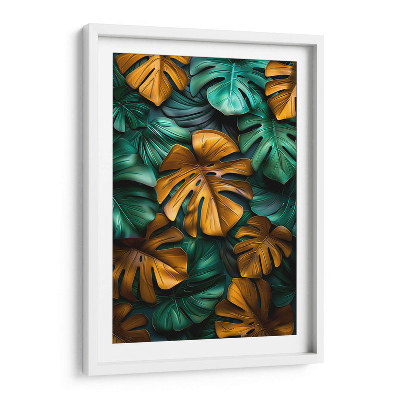 Hojas Monstera Tropical - Dav Madrid | Cuadro decorativo de Canvas Lab