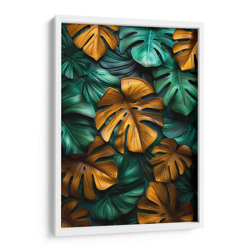 Hojas Monstera Tropical - Dav Madrid | Cuadro decorativo de Canvas Lab