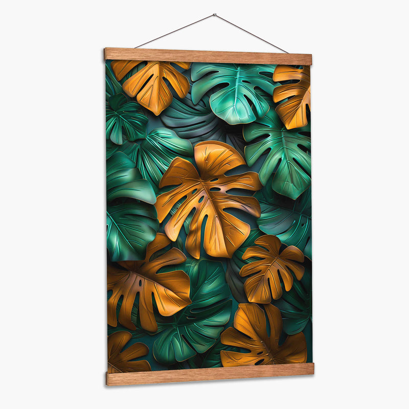 Hojas Monstera Tropical - Dav Madrid | Cuadro decorativo de Canvas Lab