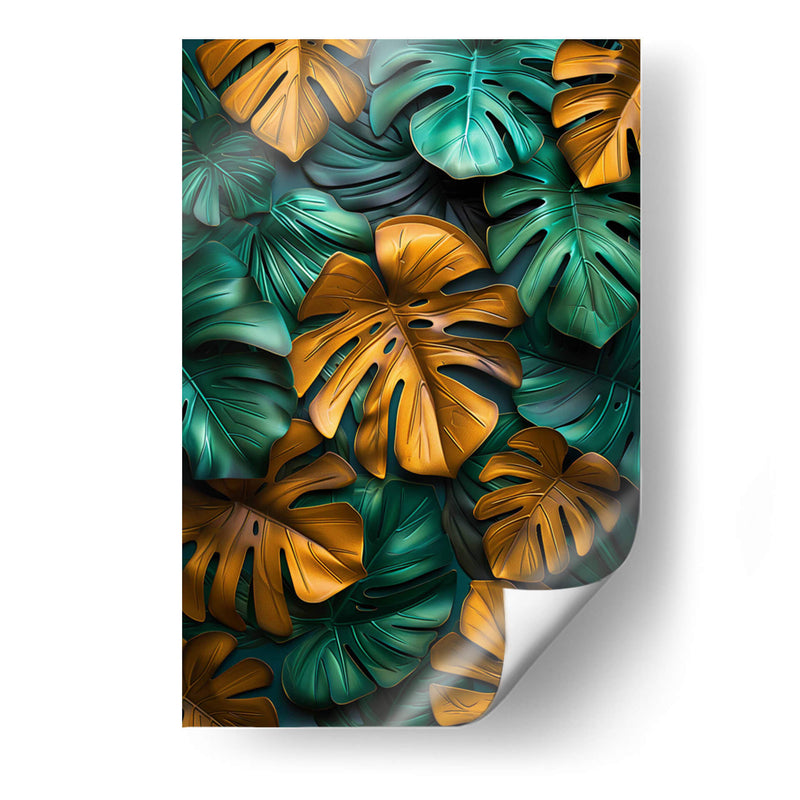 Hojas Monstera Tropical - Dav Madrid | Cuadro decorativo de Canvas Lab