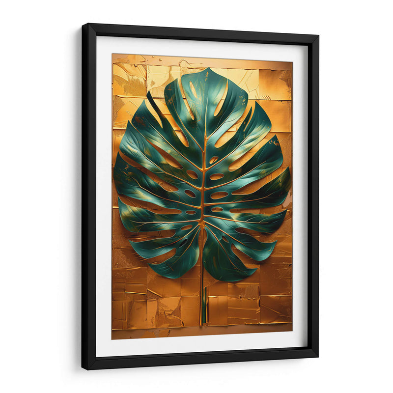 Monstera en Oro - Dav Madrid | Cuadro decorativo de Canvas Lab