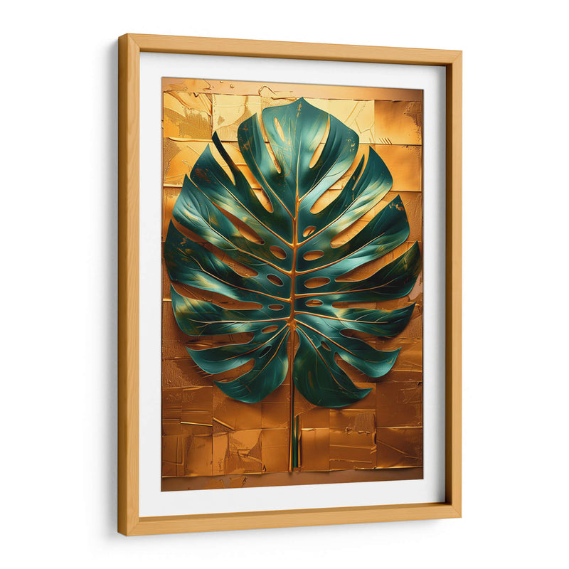 Monstera en Oro - Dav Madrid | Cuadro decorativo de Canvas Lab