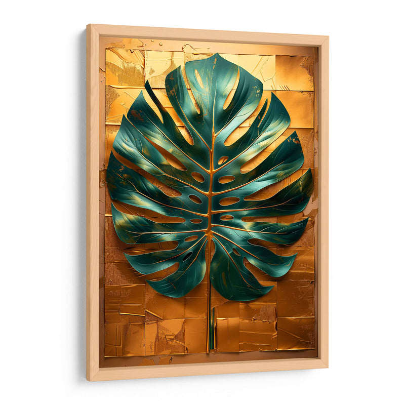 Monstera en Oro - Dav Madrid | Cuadro decorativo de Canvas Lab