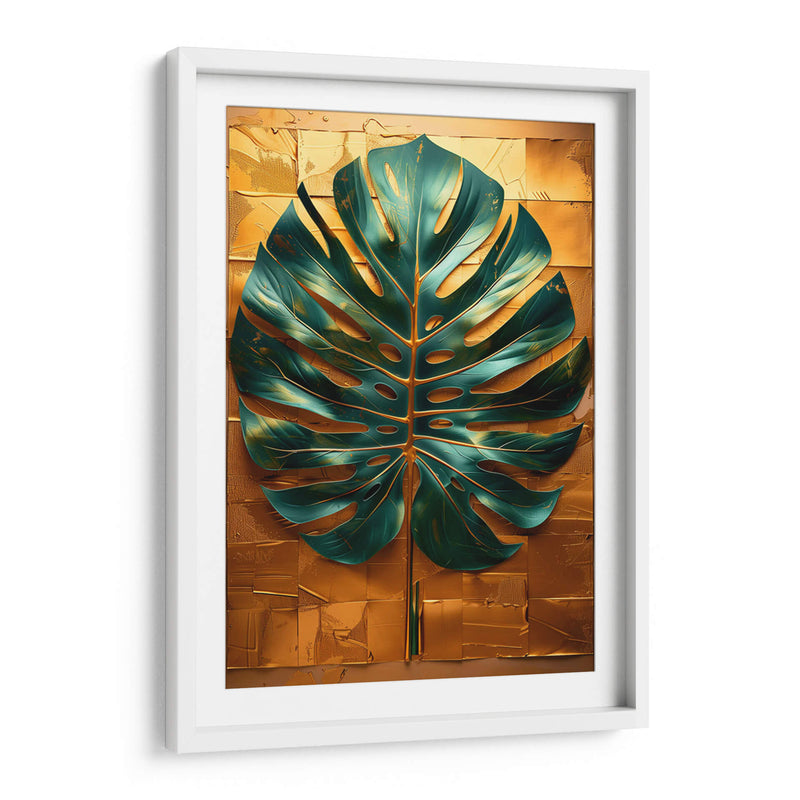 Monstera en Oro - Dav Madrid | Cuadro decorativo de Canvas Lab