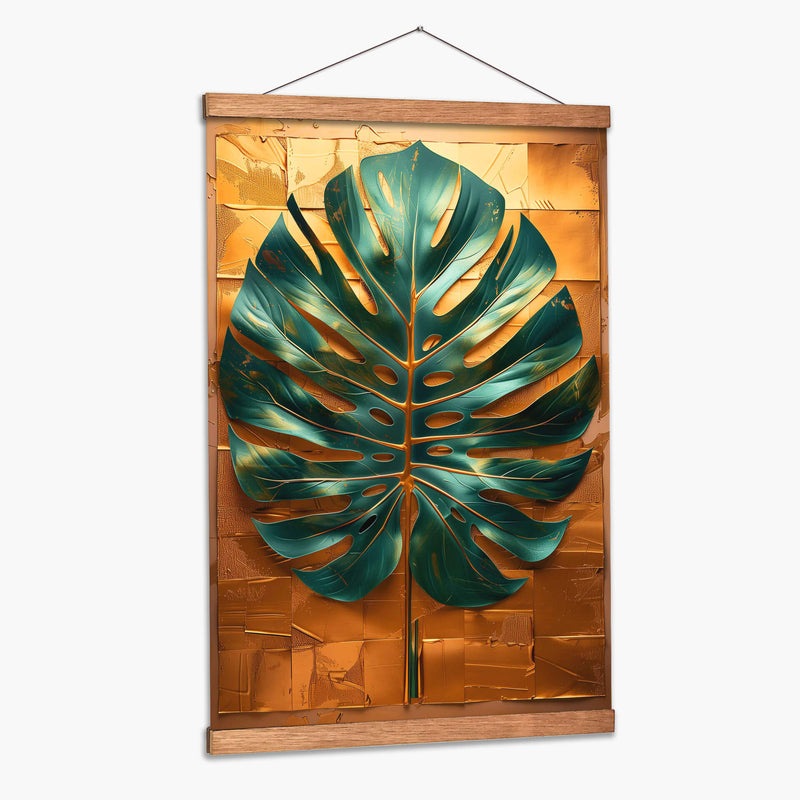 Monstera en Oro - Dav Madrid | Cuadro decorativo de Canvas Lab