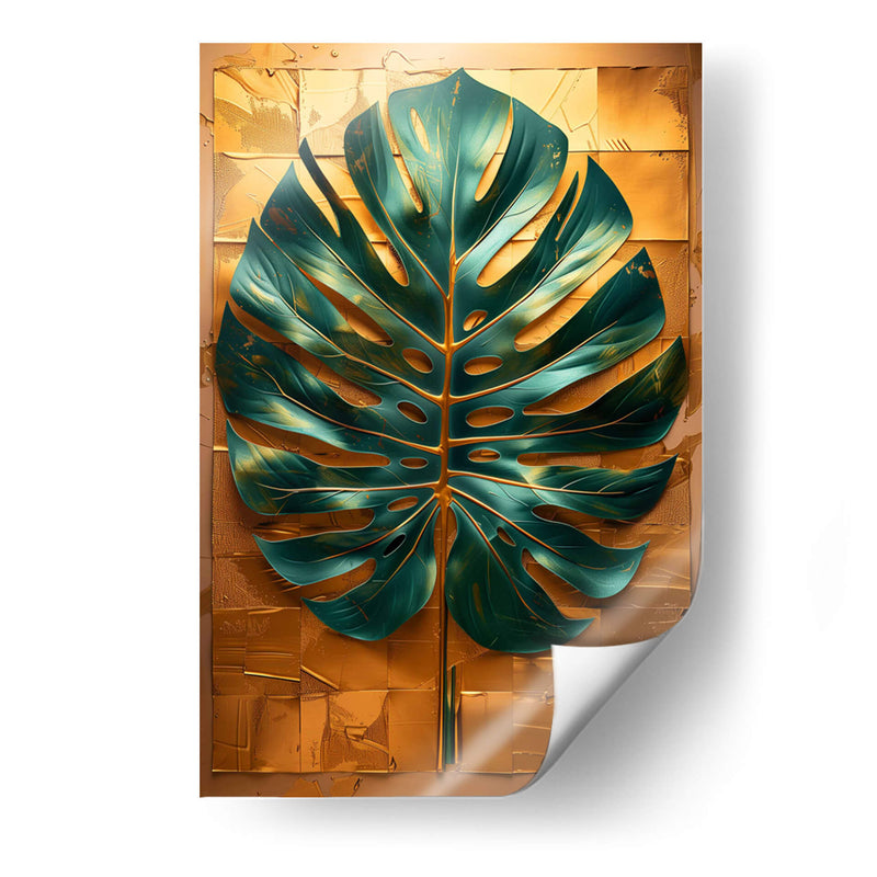 Monstera en Oro - Dav Madrid | Cuadro decorativo de Canvas Lab