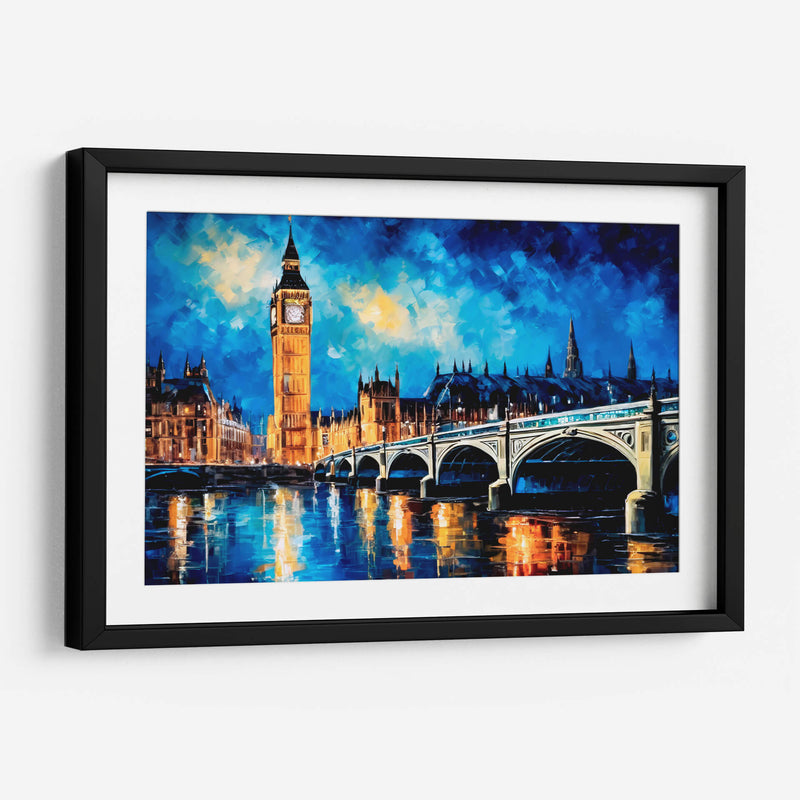 Londres estilo Van Gogh - Paltik Arte Digital | Cuadro decorativo de Canvas Lab