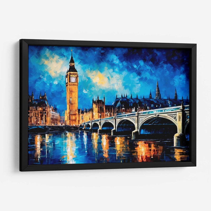 Londres estilo Van Gogh - Paltik Arte Digital | Cuadro decorativo de Canvas Lab