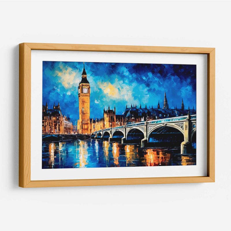 Londres estilo Van Gogh - Paltik Arte Digital | Cuadro decorativo de Canvas Lab