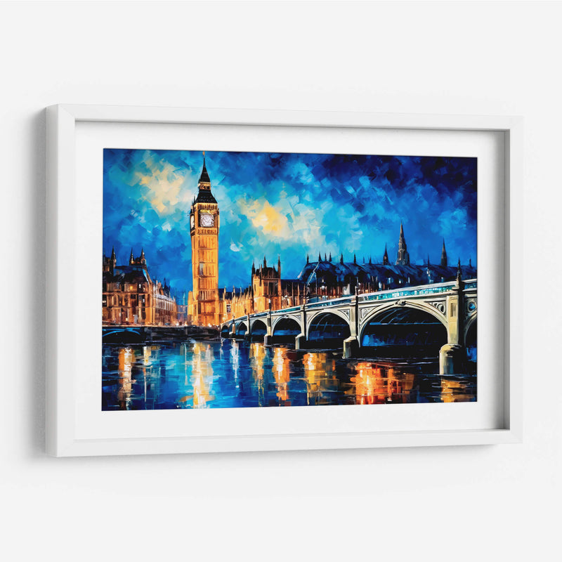 Londres estilo Van Gogh - Paltik Arte Digital | Cuadro decorativo de Canvas Lab