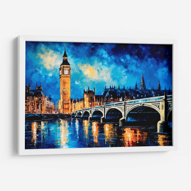 Londres estilo Van Gogh - Paltik Arte Digital | Cuadro decorativo de Canvas Lab