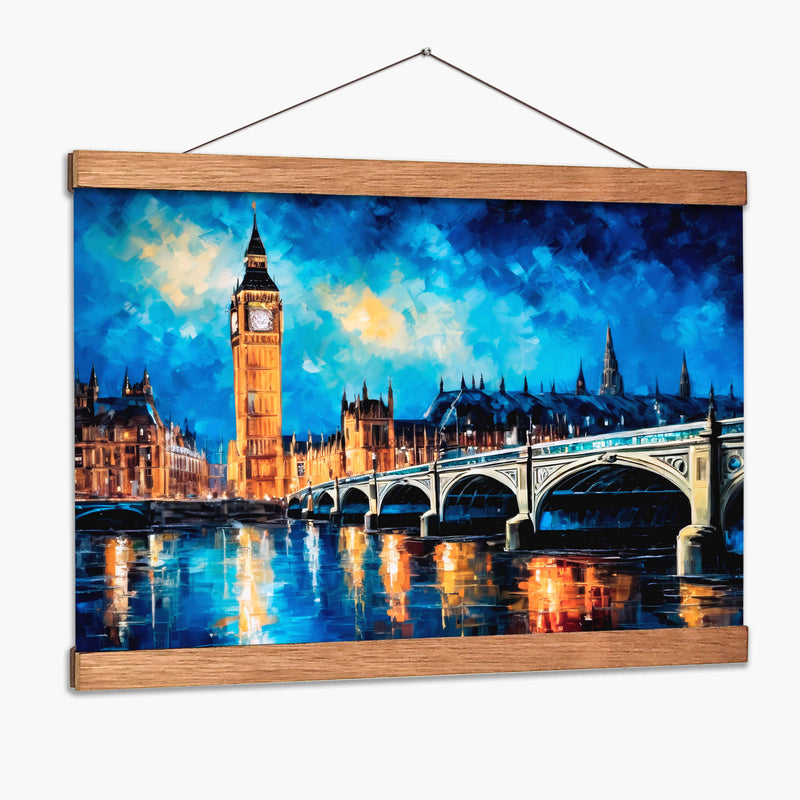 Londres estilo Van Gogh - Paltik Arte Digital | Cuadro decorativo de Canvas Lab