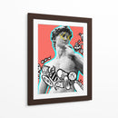 Doodle David - Ash | Cuadro decorativo de Canvas Lab